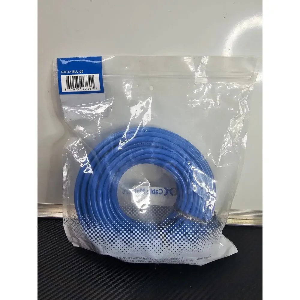50FT CAT6 Ethernet Patch Cord RJ45 LAN Network Cable (ITEM#564)